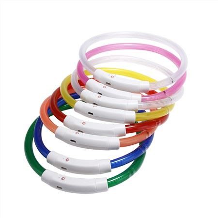 USB polnilna lučka za pasjo ovratnico LED